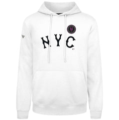 New York Mets Levelwear City Connect Podium Core Logo Pullover Hoodie White