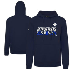Detroit Tigers Levelwear City Connect Podium Core Logo Pullover Hoodie Navy