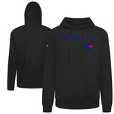 Toronto Blue Jays Levelwear City Connect Podium Back Splash Pullover Hoodie Black
