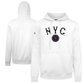 New York Mets Levelwear City Connect Podium Back Splash Pullover Hoodie White