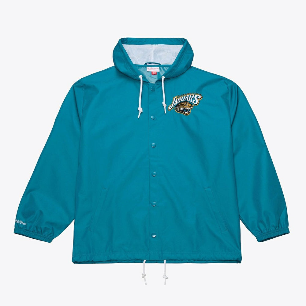 Jacksonville Jaguars Coaches Full-Snap Hooded Windbreaker Jacket - Teal cheap