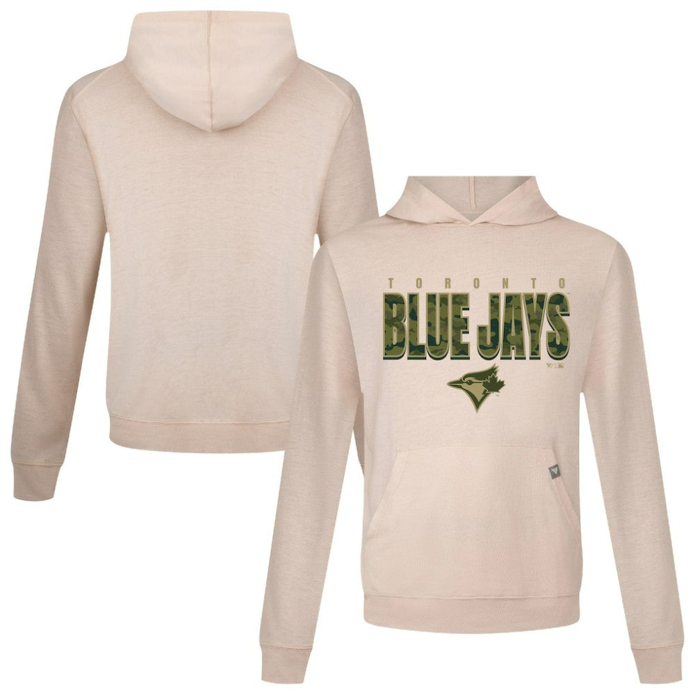 Toronto Blue Jays Levelwear Relay Protect Pullover Hoodie Khaki