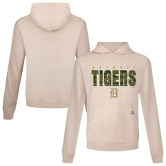 Detroit Tigers Levelwear Relay Protect Pullover Hoodie Khaki