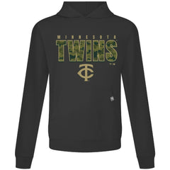 Minnesota Twins Levelwear Relay Protect Pullover Hoodie Black