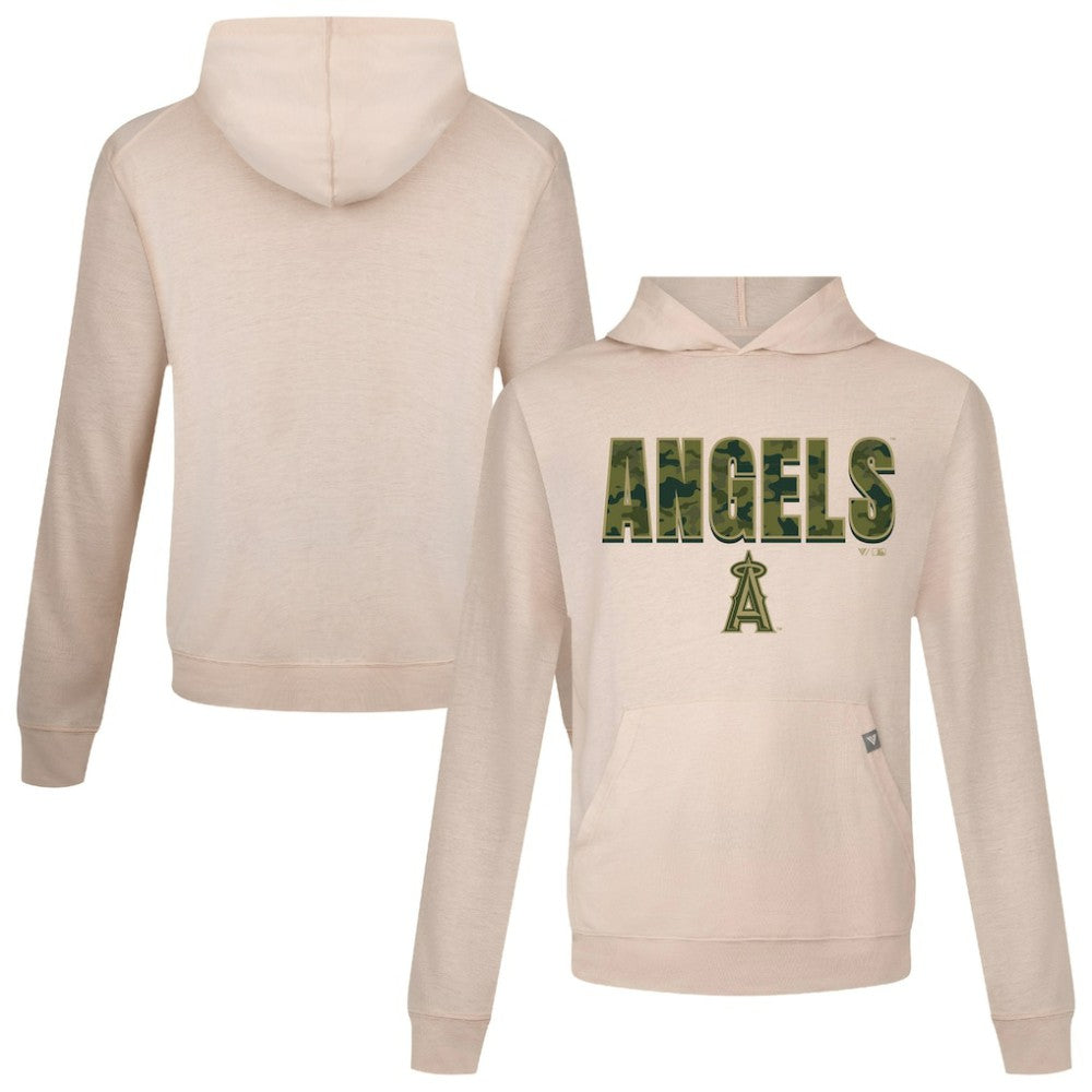 Los Angeles Angels Levelwear Relay Protect Pullover Hoodie Khaki