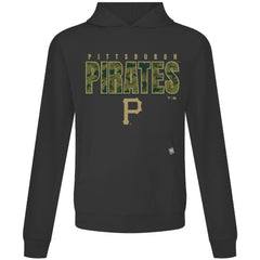 Pittsburgh Pirates Levelwear Relay Protect Pullover Hoodie Black