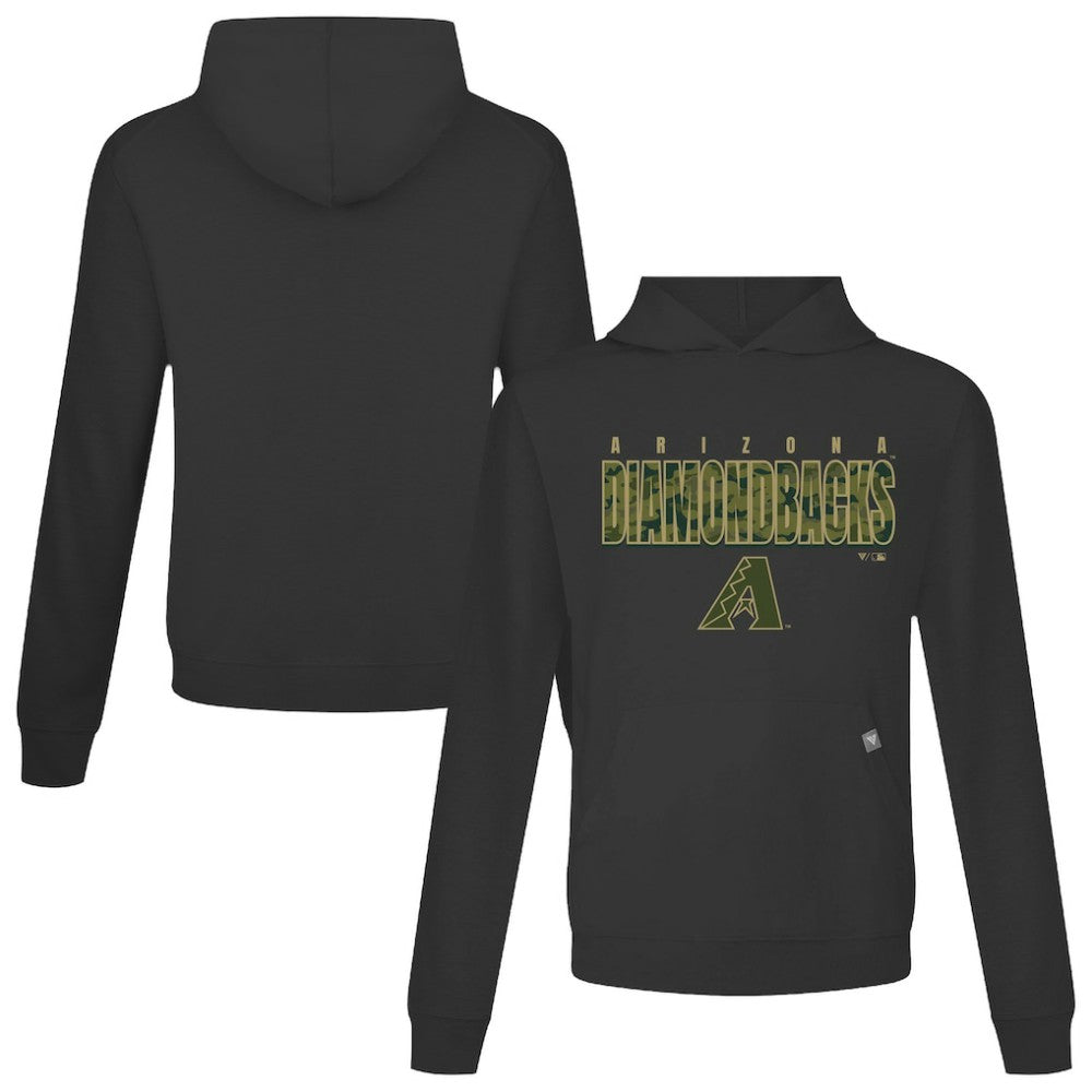 Arizona Diamondbacks Levelwear Relay Protect Pullover Hoodie Black
