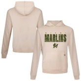 Miami Marlins Levelwear Relay Protect Pullover Hoodie Khaki