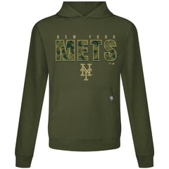 New York Mets Levelwear Relay Protect Pullover Hoodie Green
