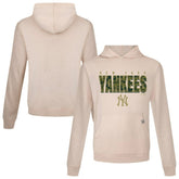 New York Yankees Levelwear Relay Protect Pullover Hoodie Khaki