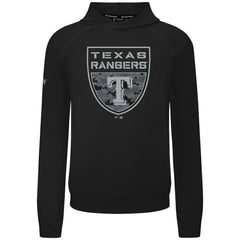 Texas Rangers Levelwear Mandate Buckler Tri-Blend Pullover Hoodie Black