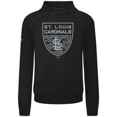 St. Louis Cardinals Levelwear Mandate Buckler Tri-Blend Pullover Hoodie Black