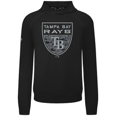 Tampa Bay Rays Levelwear Mandate Buckler Tri-Blend Pullover Hoodie Black