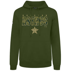 Houston Astros Levelwear Podium Protect Pullover Hoodie Green