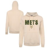 New York Mets Levelwear Podium Protect Pullover Hoodie Khaki