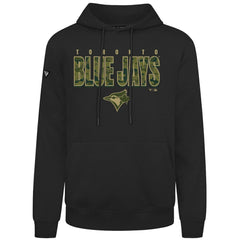 Toronto Blue Jays Levelwear Podium Protect Pullover Hoodie Black