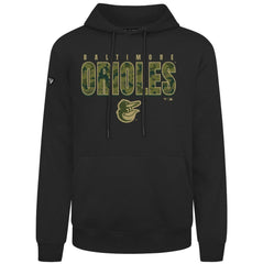 Baltimore Orioles Levelwear Podium Protect Pullover Hoodie Black