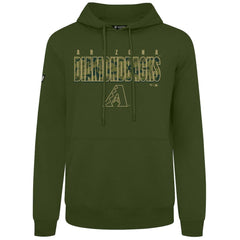 Arizona Diamondbacks Levelwear Podium Protect Pullover Hoodie Green