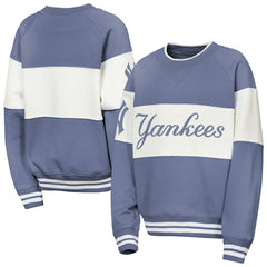 New York Yankees Outerstuff Youth Ultimate Pastels On Base Sweatshirt Blue