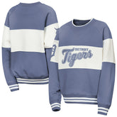 Detroit Tigers Outerstuff Youth Ultimate Pastels On Base Sweatshirt Blue