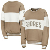 San Diego Padres Outerstuff Youth Ultimate Pastels On Base Sweatshirt Brown
