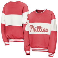 Philadelphia Phillies Outerstuff Youth Ultimate Pastels On Base Sweatshirt Red