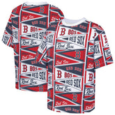 Boston Red Sox Outerstuff Youth All-Over Pennant T-Shirt Red