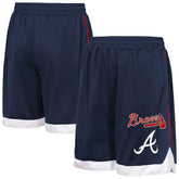 Atlanta Braves Outerstuff Youth Big League All Star Fashion Shorts Navy