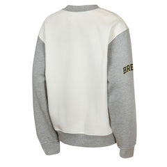 Milwaukee Brewers Outerstuff Youth Big League Power Hit Fleece Sweatshirt Cream/Gray