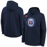 Detroit Tigers Youth Club Fleece Hoodie Athletic Navy