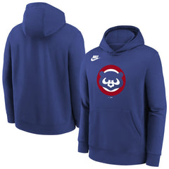 Chicago Cubs Youth Club Fleece Hoodie Rush Blue