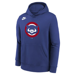 Chicago Cubs Youth Club Fleece Hoodie Rush Blue