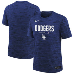 Los Angeles Dodgers Youth Authentic Collection Velocity Dri-FIT T-Shirt Royal