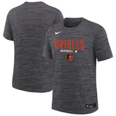 Baltimore Orioles Youth Authentic Collection Velocity Dri-FIT T-Shirt Black