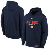 Houston Astros Youth Authentic Collection Therma-FIT Hoodie Navy