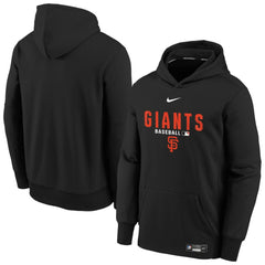 San Francisco Giants Youth Authentic Collection Therma-FIT Hoodie Black