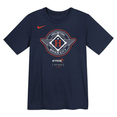 Houston Astros Preschool City Connect Logo T-Shirt Navy