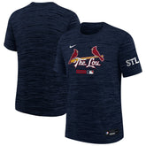 St. Louis Cardinals Youth City Connect Authentic Collection Velocity Dri-FIT T-Shirt Navy