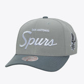 San Antonio Spurs Thunderstorm Head Coach Pro Crown Snapback Hat - Gray sale