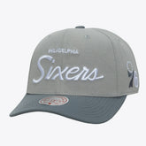 Philadelphia 76ers Thunderstorm Head Coach Pro Crown Snapback Hat - Gray shop