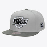 Los Angeles Kings Mitchell & Ness Legendary Home Snapback Hat - Gray Hats