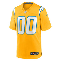 Los Angeles Chargers Alternate Charger Power Game Custom Jersey - Gold outlet