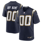 Los Angeles Chargers Alternate Super Chargers Game Custom Jersey - Navy cheap