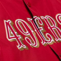 San Francisco 49ers Coaches Full-Snap Hooded Windbreaker Jacket - Scarlet on sale