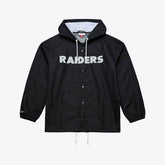 Las Vegas Raiders Coaches Full-Snap Hooded Windbreaker Jacket - Black sale