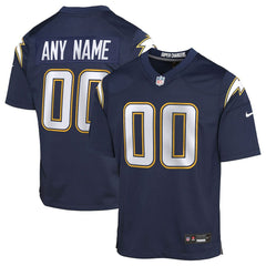 Los Angeles Chargers Youth Alternate Super Chargers Game Custom Jersey - Navy outlet