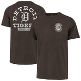 Detroit Tigers Back Canyon Franklin T-Shirt Brown