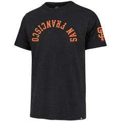 San Francisco Giants Upside Down Two-Peat Franklin T-Shirt Black