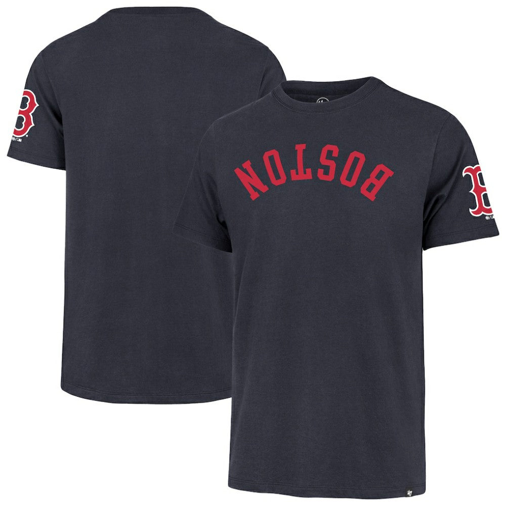 Boston Red Sox Upside Down Two-Peat Franklin T-Shirt Navy