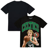 Larry Bird Boston Celtics Hardwood Classics Player Arch T-Shirt - Black shop
